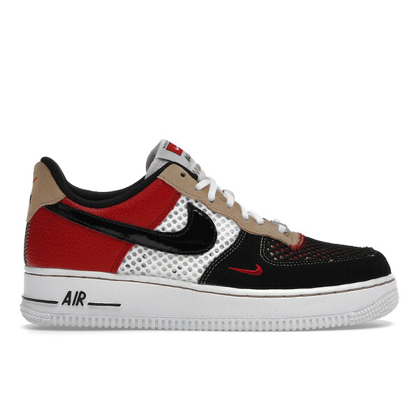 Nike ナイキ メンズ スニーカー 【Nike Air Force 1 Low '07 LV8 Gym Red Black】 サイズ US_12(30.0cm) White/Gym Red/Hemp/Black|asty