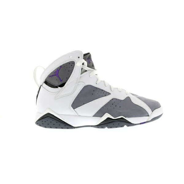 Jordan ジョーダン メンズ スニーカー  【Jordan 7 Retro Flint】  大きさ US_8.5(26.5珊) White/Varsity Purple-Flint Grey