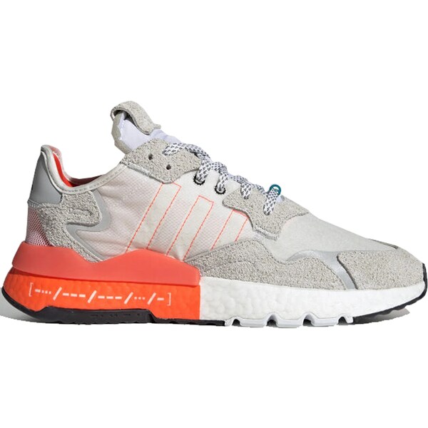 adidas アディダス メンズ スニーカー  【adidas Nite Jogger Morse Code】  大きさ US_11(29.0珊) Footwear White/Solar Red/Crystal White