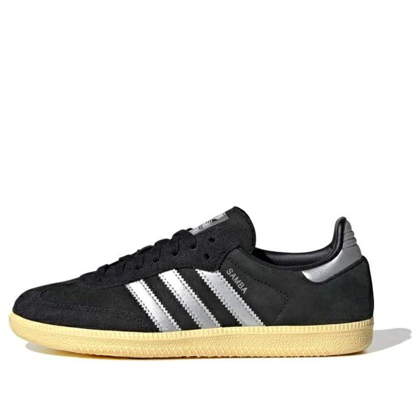 adidas アディダス レディース スニーカー Black/Sliver 【(WMNS) adidas Samba OG \u0027Black Matte Silver\u0027 IE8128】  大きさ US_W_12