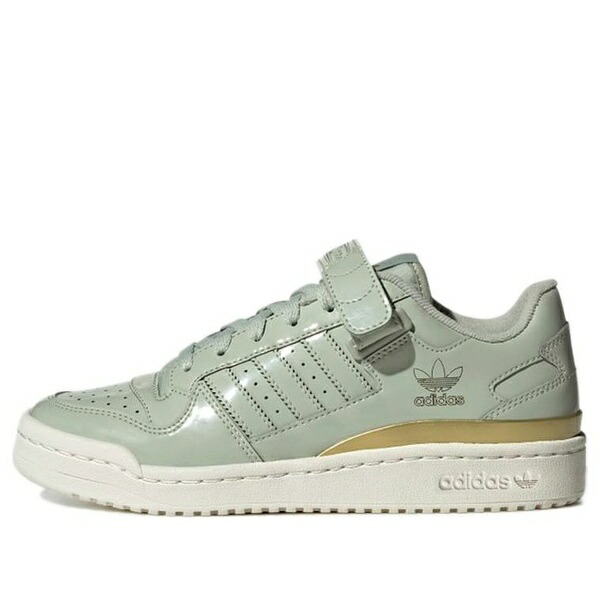 adidas アディダス レディース スニーカー GREEN/GOLD 【(WMNS) adidas Forum Low 'Halo Green Matte Gold' H05109】 サイズ US_W_10.5｜asty 44,720円