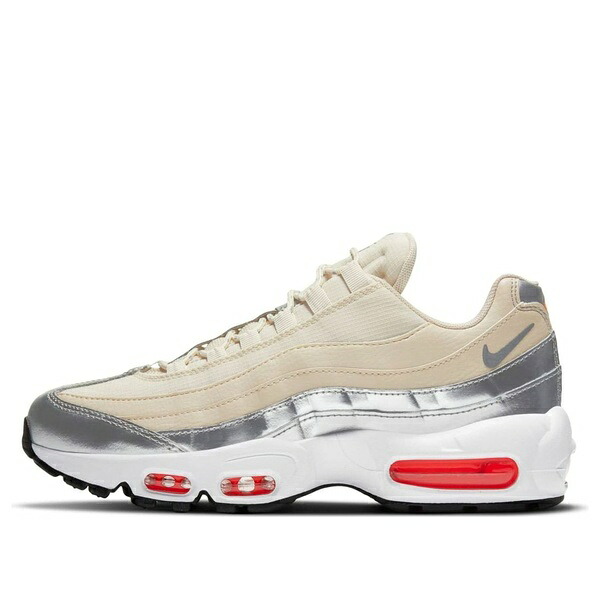 Nike ナイキ レディース スニーカー Cream/yellow/Silver 【(WMNS) Nike 3M x Nike Air Max 95 \u0027Creamyellow Silver\u0027 CT1935-100】  大きさ US_6.5(23.5糎)