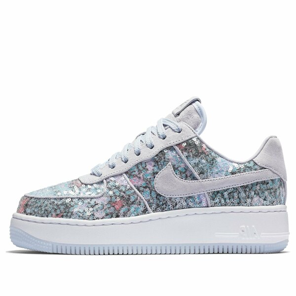 Nike ナイキ レディース スニーカー White 【(WMNS) Nike Air Force 1 Upstep Low 'Glass Slipper' 917589-500】 サイズ US_7(24.0cm)|asty