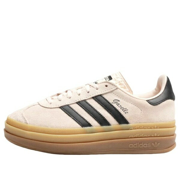adidas アディダス レディース スニーカー Wonder Quartz/Core Black/Core Black 【(WMNS) adidas Gazelle Bold \u0027Wonder Quartz Black Gum\u0027 IE0429】  大きさ US_5.5(22.5糎)