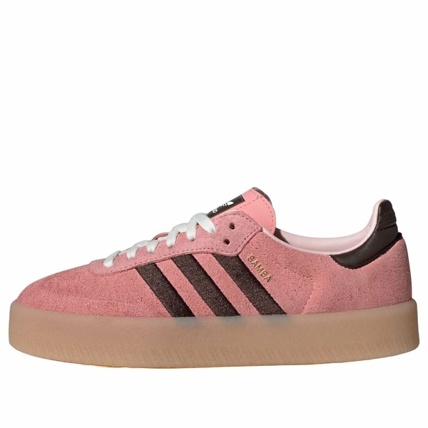 adidas アディダス レディース スニーカー Semi Pink Spark/Dark Brown/Gum 【(WMNS) adidas Sambae 'Semi Pink Spark' JH8834】 サイズ US_8(25.0cm)｜asty