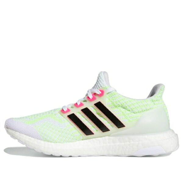 adidas アディダス レディース スニーカー White/Green/Black 【(WMNS) adidas UltraBoost 5.0 デオキシリボ核酸 \u0027Glow In The Dark - White Black\u0027 G58759】  大きさ US_5(22.0糎)