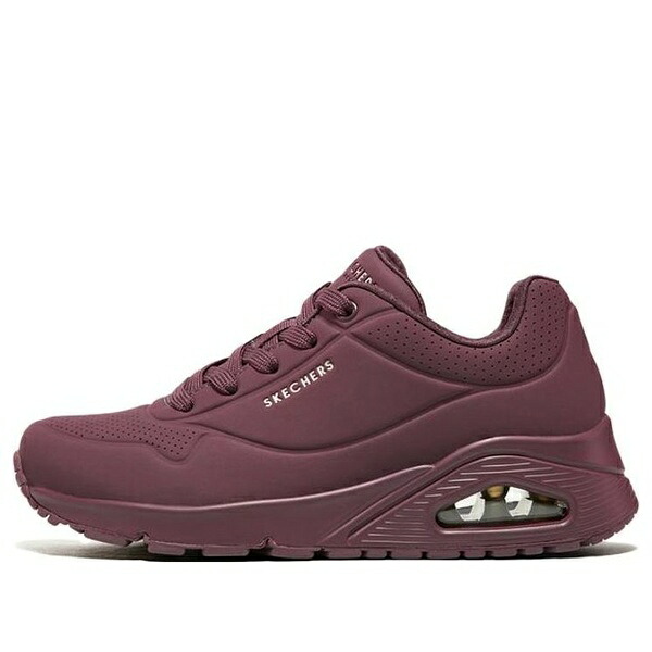 Skechers スケッチャーズ レディース スニーカー Burgundy 【(WMNS) Skechers Uno Stand On Air Sneakers \u0027Burgundy\u0027 73690-PLUM】  大いさ US_6(23.0珊) 靴-スニーカー-レディース靴