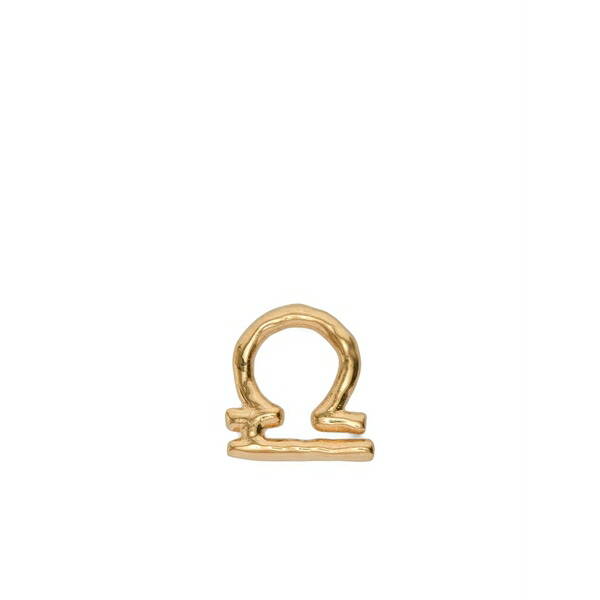 ジル・サンダー レディース ピアス＆イヤリング アクセサリー Zodiac-sign engraved earring Gold｜asty