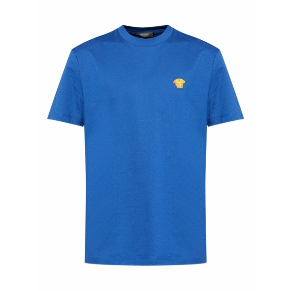 ヴェルサーチ メンズ Tシャツ トップス Medusa t-shirt Blue｜asty