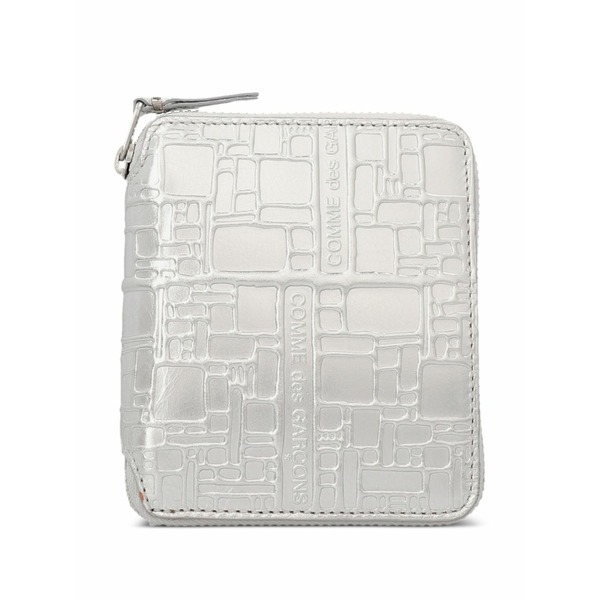 コムデギャルソン メンズ 札入れ 付属物 Embossed-logo wallet Grey メンズ財布-バッグ・小物・ブランド雑貨-財布・ケース