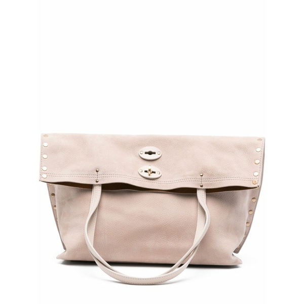 ザネラート レディース トートバッグ バッグ Medium apasso芒 stud-detail tote bag Pink