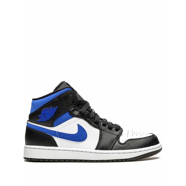 ジョーダン メンズ スニーカー シューズ Air jordan 1 mid \"racer blue/black/white\"" sneakers White"