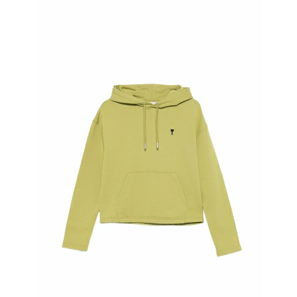 意中の女 レディース パーカー・スウェットシャツ アウター Embroidered hoodie Green
