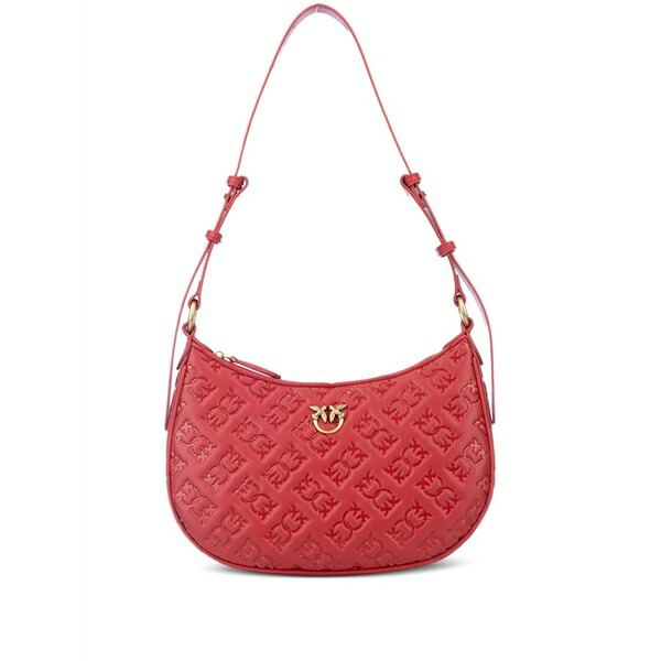ピンコ レディース ショルダーバッグ バッグ Monogram-pattern shoulder bag Red｜asty