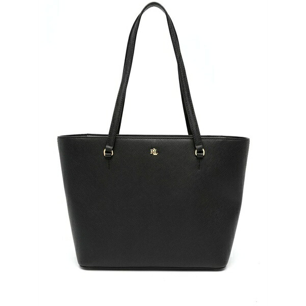 ラルフローレン レディース トートバッグ バッグ Medium karly leather tote bag Black｜asty