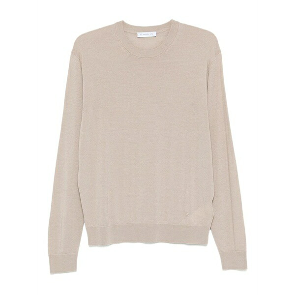 マニュエル リッツ メンズ 編み物\u0026プルオーバー アウター Crew-neck wool sweater Neutrals