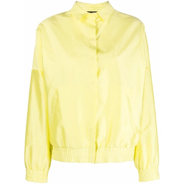 ファビアナ フィリッピ レディース 上衣＆上衣 アウター Satin button-up jacket Yellow
