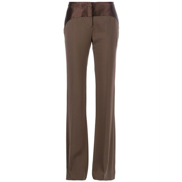 ジャイルス・アンド・ブラザー レディース カジュアルパンツ ボトムス Flared trousers Brown｜asty