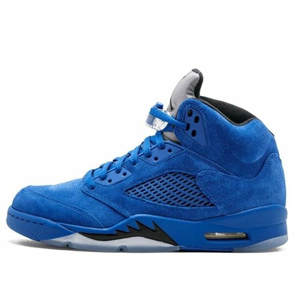 Jordan ジョーダン メンズ スニーカー 【Air Jordan 5 Retro 'Blue Suede' 136027-401】 サイズ US_7.5(25.5cm)|asty