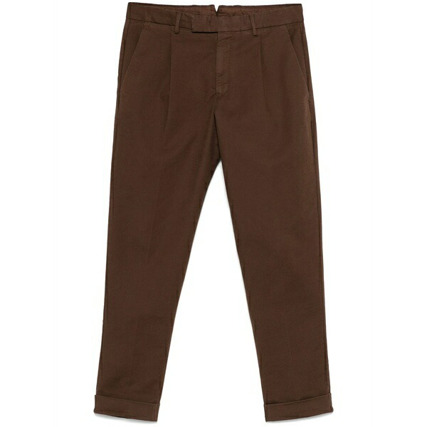 PTトリノ メンズ カジュアルパンツ ボトムス Tapered trousers Brown|asty