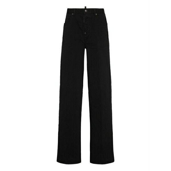 ディースクエアード レディース デニムパンツ ボトムス Logo-patch jeans Black｜asty