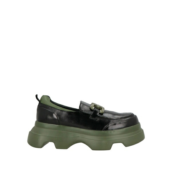 【送料無料】 ジャノット レディース スリッポン・ローファー シューズ Loafers Black｜asty