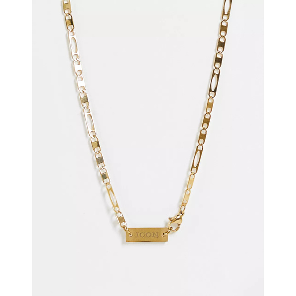 o Kiniiri アイコンブランド メンズ ネックレス?チョーカー アクセサリー Icon Brand reset clasp necklace  in gold Gold 保存版-css.edu.om