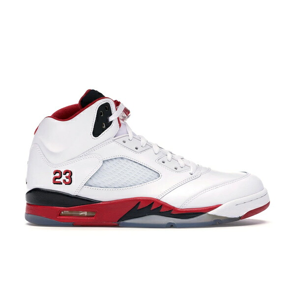 Jordan ジョーダン メンズ スニーカー  【Jordan 5 Retro Fire Red Black Tongue (2013)】  大きさ US_9(27.0珊) White/Fire Red-Black