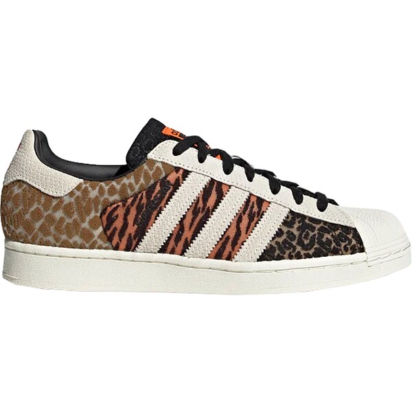adidas アディダス メンズ スニーカー  【adidas Superstar atmos Crazy Animal】  大きさ US_7.5(25.5珊) Core Black/Off White/Orange