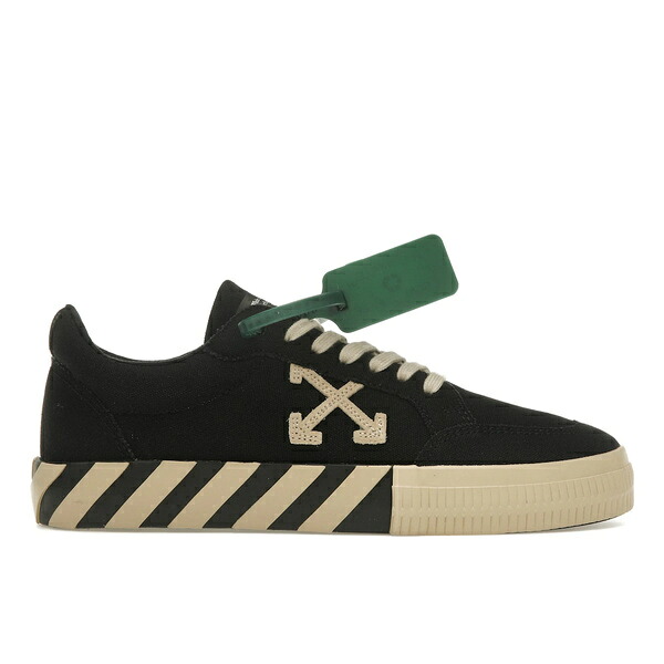 OFF-WHITE オフホワイト メンズ スニーカー 【OFF-WHITE Vulc Low Black Beige】 サイズ US_M_13 Black/Beige/Green｜asty