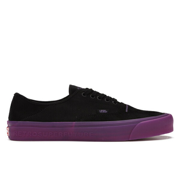 Vans バンズ メンズ スニーカー  【Vans Authentic Retrosuperfuture Black】  大きさ US_9(27.0珊) Black/Purple
