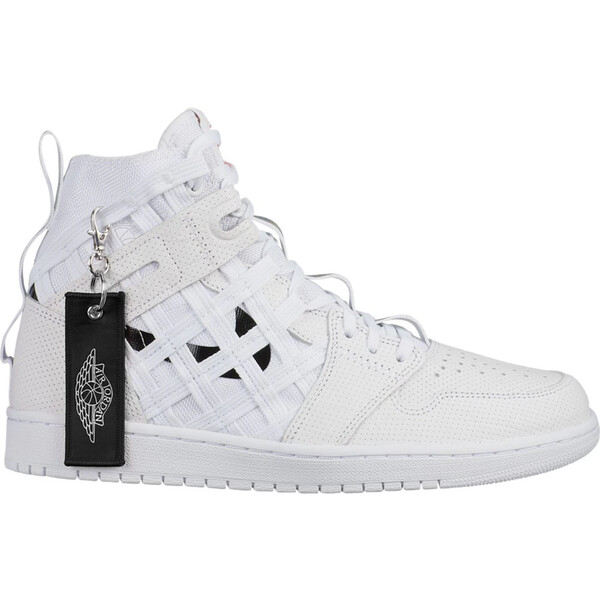 Jordan ジョーダン メンズ スニーカー  【Jordan 1 Cargo White Black】  サイズ US_9(27.0cm) White/Black-Metallic Silver-Orange Blaze