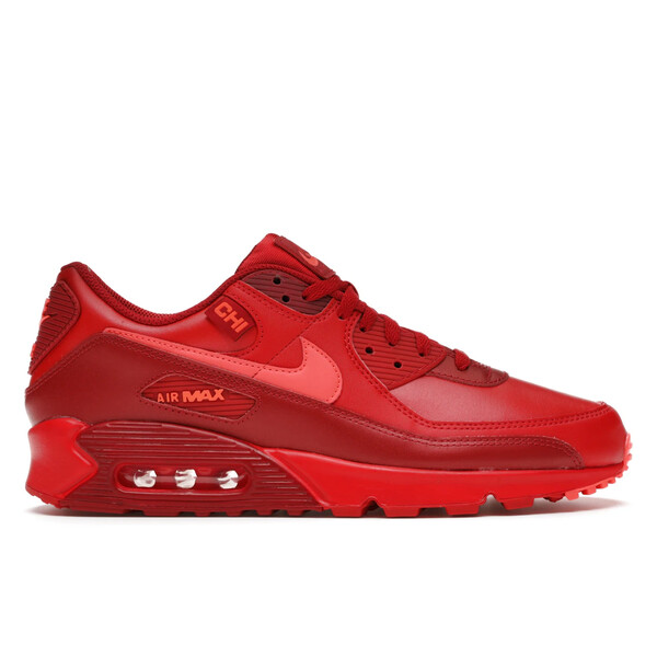 Nike ナイキ メンズ スニーカー  【Nike Air Max 90 City Special Chicago】  大いさ US_10(28.0糎) Red/Dark Red/Red 靴-スニーカー