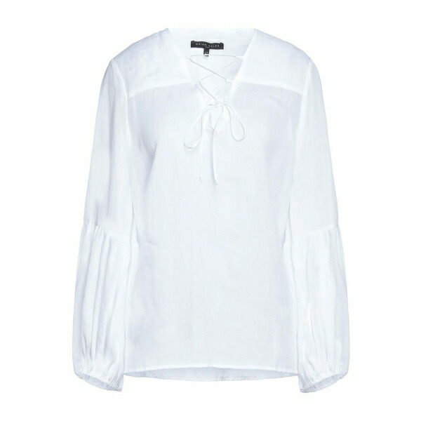 憧れ ブライアン デールズ レディース シャツ トップス Blouses White