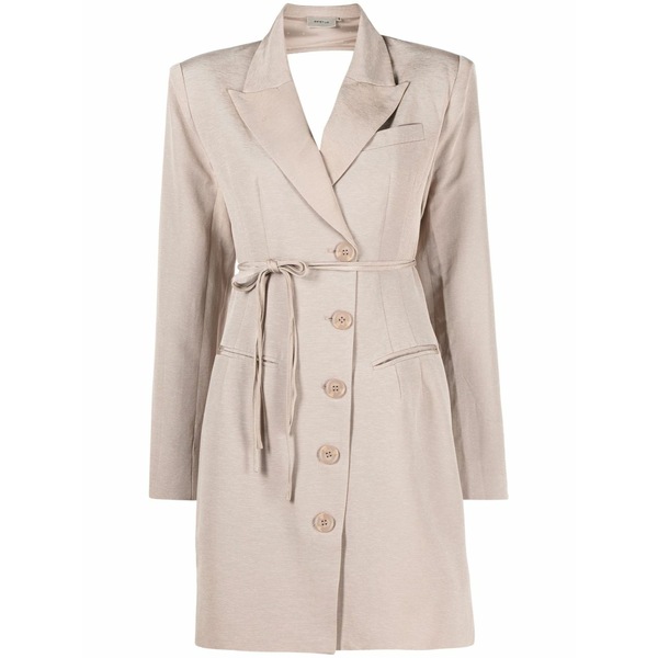 ゲタス レディース 衣装 トップス Cut-out blazer dress Neutrals