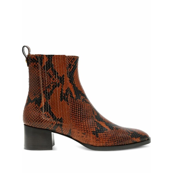 ロベルトフェスタ レディース ブーツ シューズ Leda python-print heeled boots Brown