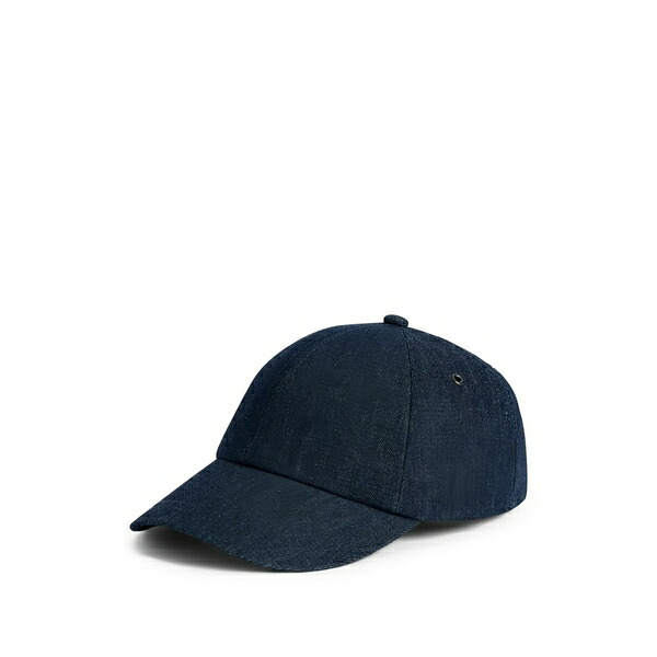 カレーナ メンズ 帽子 アクセサリー Mica denim-cap Blue|asty