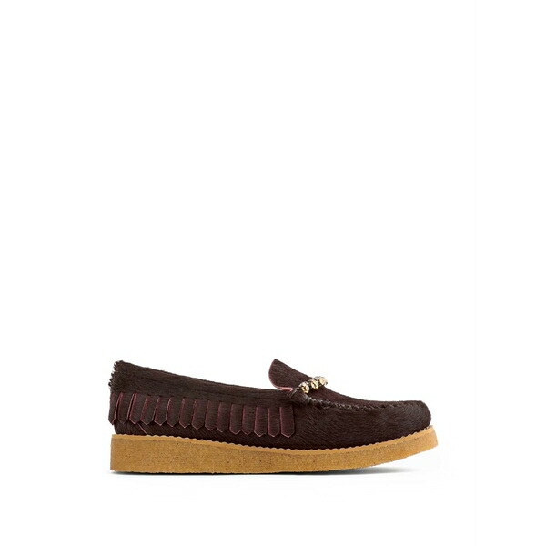 フォルテ フォルテ レディース スリッポン・ローファー シューズ Embellished loafers Brown