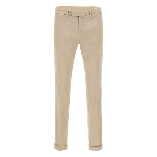 ブリリア 1949 メンズ カジュアルパンツ ボトムス Cotton-blend trousers Neutrals｜asty