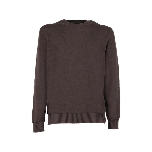 ザノーネ メンズ プルオーバー トップス Giro crew-neck long-sleeved sweater Brown