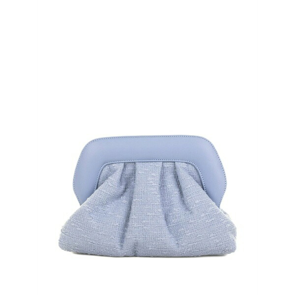 ロベルトフェスタ レディース クラッチペダル御徒面子 御徒面子 Ofelia pleated clutch bag Blue
