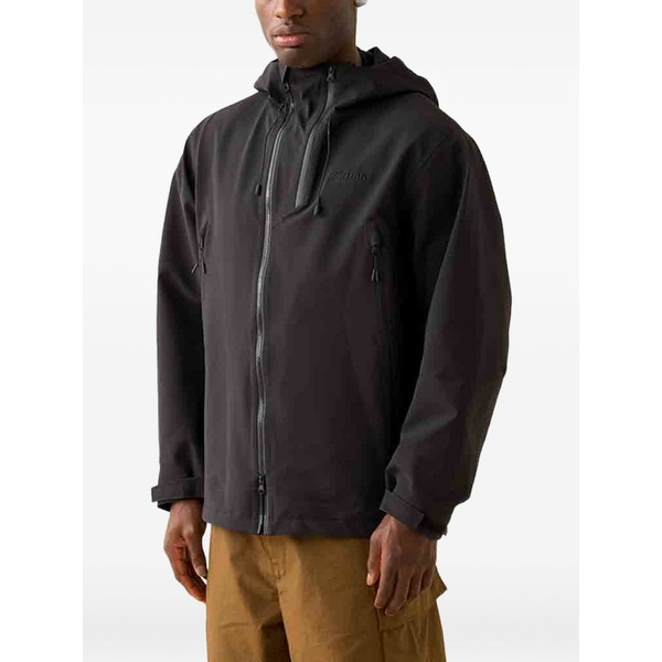 ミズノ メンズ 上衣＆上衣 アウター Hooded zip jacket Black