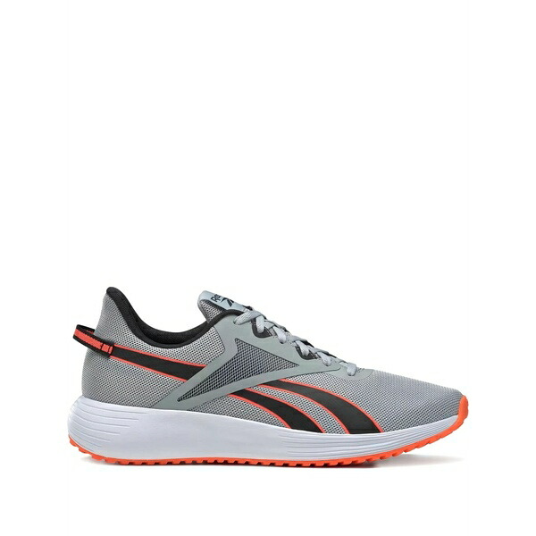 リーボック メンズ スニーカー シューズ Lite plus 3 \"grey/orange\"" sneakers Grey"
