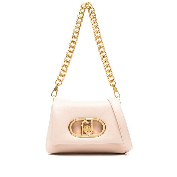 リュージョー レディース ショルダーバッグ バッグ Logo-plaque cross body bag Pink|asty