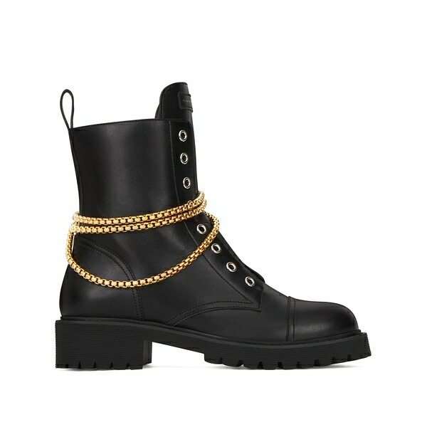 ジュゼッペザノッティ レディース ブーツ シューズ Alexa chain-detail boots Black|asty