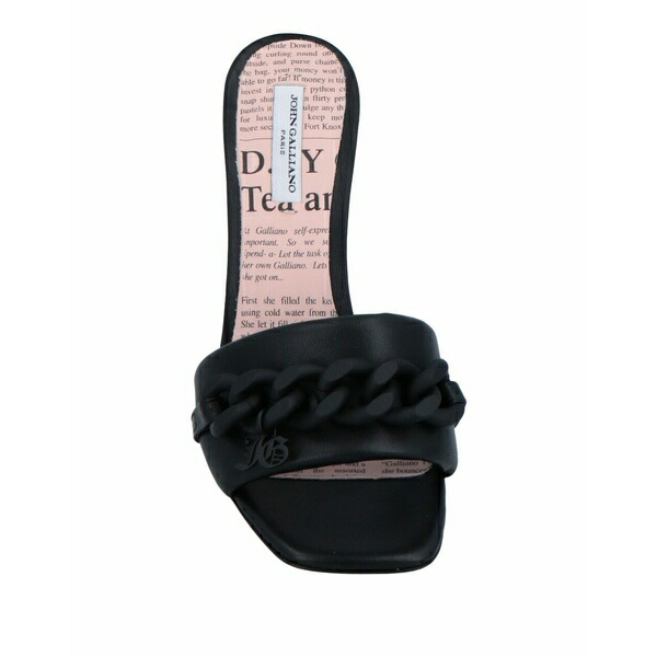 ジョンガリアーノ レディース サンダル Black シューズ Sandals ...