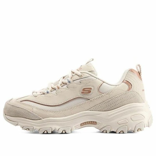 Skechers スケッチャーズ レディース スニーカー  【(WMNS) Skechers D\u0027Lites 1.0 \u0027White Pink\u0027 896145-NAT】  大きさ US_5.5(22.5糎)