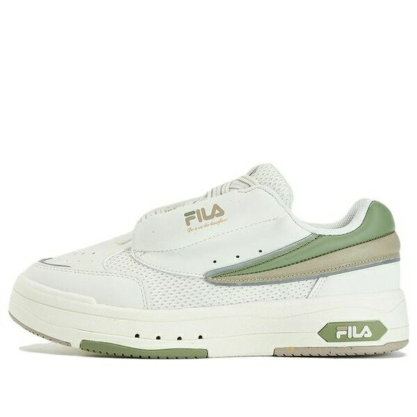 FILA フィラ レディース スニーカー  【(WMNS) FILA MIX Casual Shoes White Beige Green F12W334201FWW】  サイズ US_6.5(23.5cm)