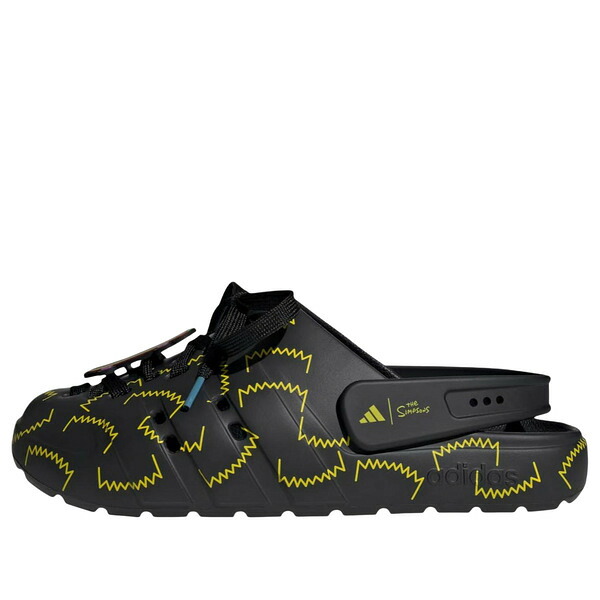 adidas アディダス メンズ スニーカー 【adidas x The Simpsons Adilette Clog 'Core Black Yellow' JS4910】 サイズ US_M_4|asty