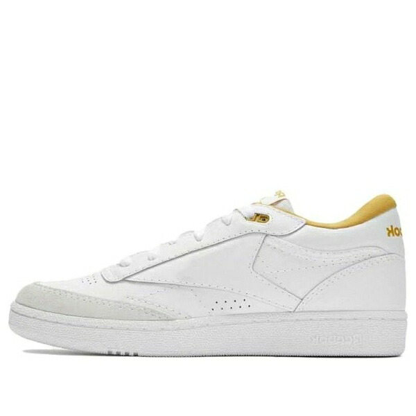 Reebok リーボック メンズ スニーカー 【Reebok Classics Club C Mid II 'White Yellow' 100033036】 サイズ US_6(24.0cm)|asty